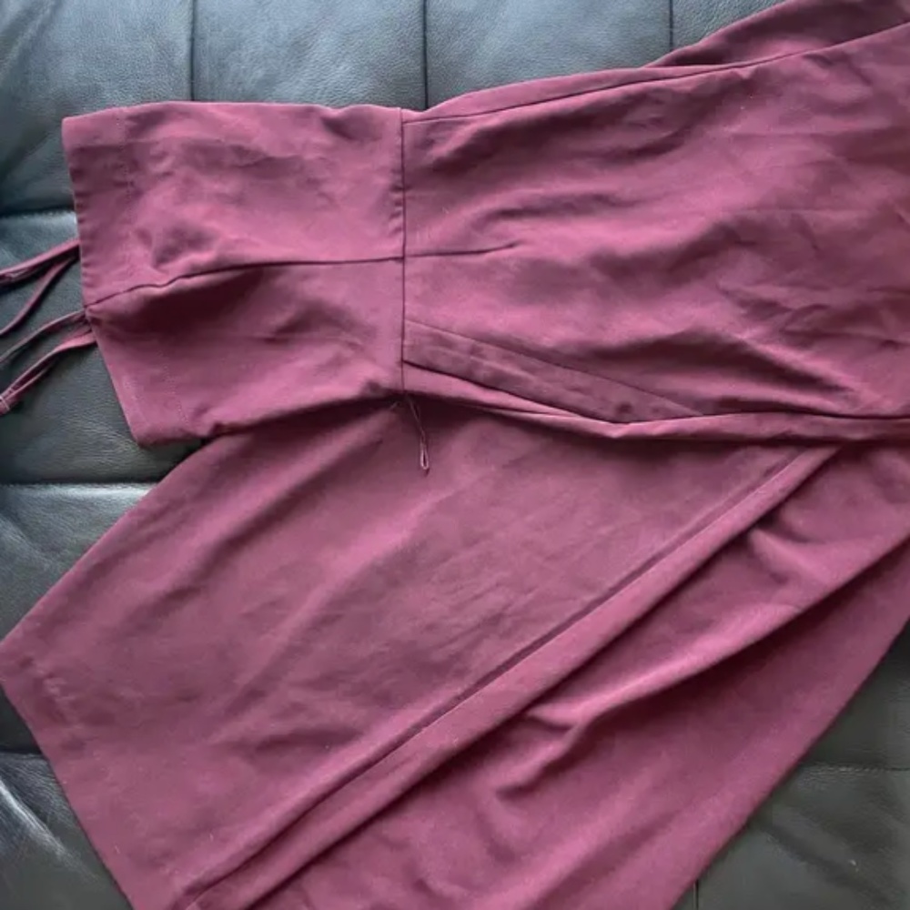 Express Burgundy Jumpsuit